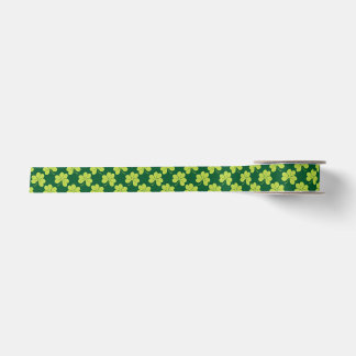 Ruban En Satin Shamrock irlandais