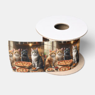 Ruban En Satin Soirée Pizza Chat,