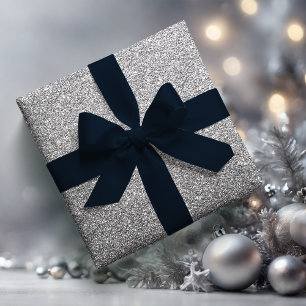 Ruban En Satin Solide bleu nuit de 1,5 pouce