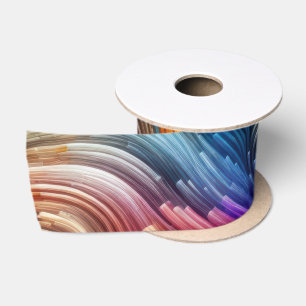 Ruban En Satin Spectre Abstrait contemporain