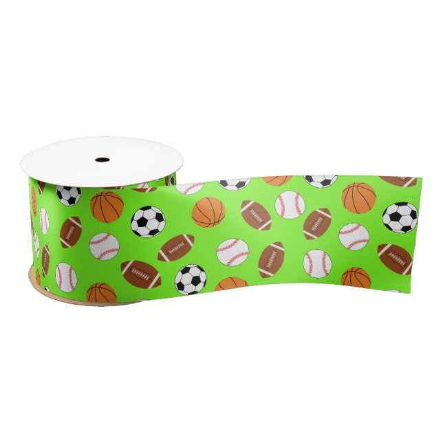 Ruban En Satin Sports Anniversaire (Bobine)