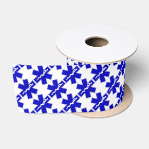 Ruban En Satin Star of Life (EMT)