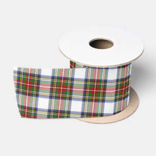 Ruban En Satin Stewart Royal Dress Plaid Scottish Motif