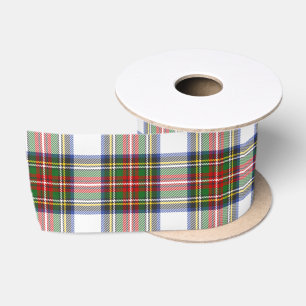 Ruban En Satin Stewart Royal Dress Plaid Scottish Motif