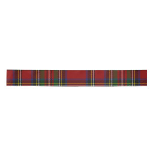Ruban En Satin Stuart Plaid Tartan Christmas