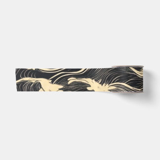 Ruban En Satin Style côtier Motif vague