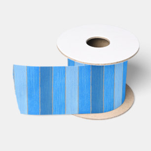 Ruban En Satin Style nautique bois peint bleu