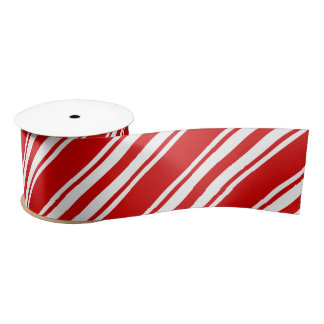 Ruban En Satin sucre de canne à motif