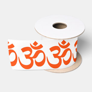 Ruban En Satin Symbole Om indien