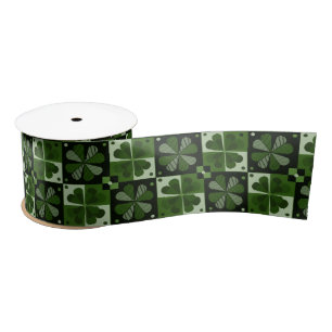Ruban En Satin Tableau de contrôle shamrock