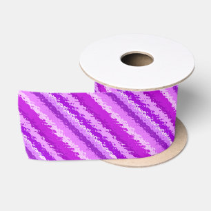 Ruban En Satin Taches de verre dans les nuances d'Amethyst violet
