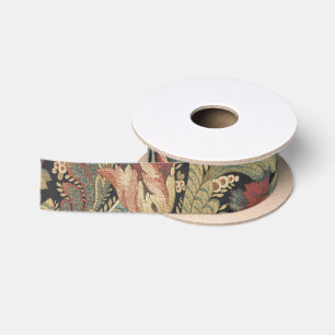 Ruban En Satin Tapisserie florale riche Brocade Antique Classique