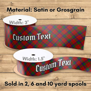 Ruban En Satin Tartan du Clan Robertson