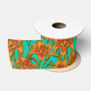 Ruban En Satin Tawny fleurs quotidiennes