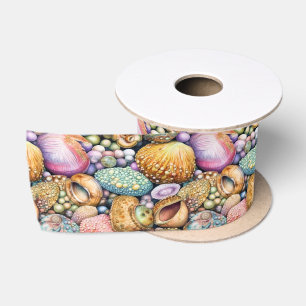 Ruban En Satin Tellement De Jolies Coquillages