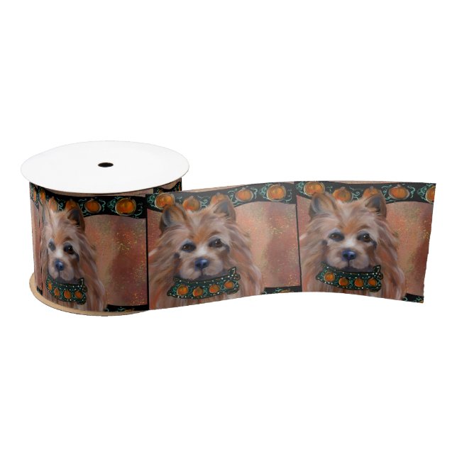 RUBAN EN SATIN TERRIER AUSTRALIEN (Bobine)