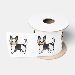 Ruban En Satin Terrier Biewer Terrier Yorkshire Cartoon Chiens