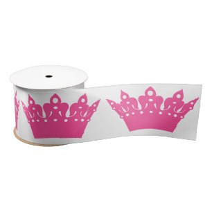 Ruban En Satin Tiaras roses et Couronnes