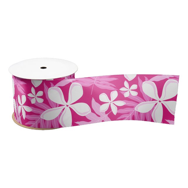 RUBAN EN SATIN TIARE (ROSE) SATIN RIBBON (Bobine)
