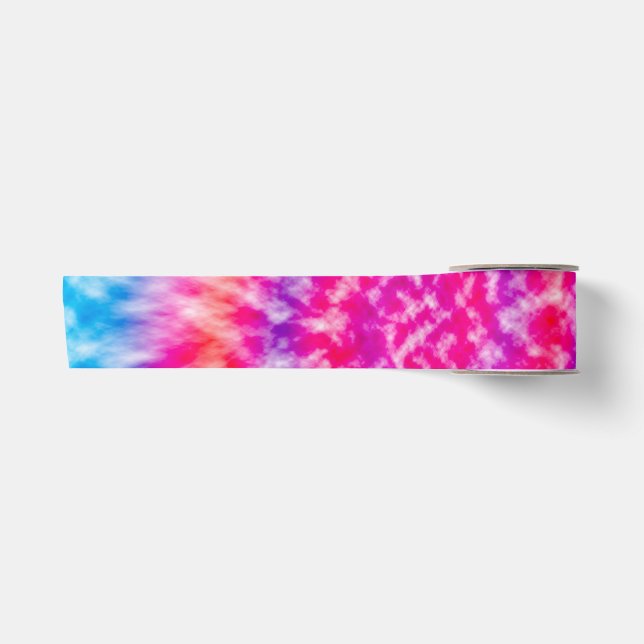 Ruban En Satin Tie Dye (Devant)