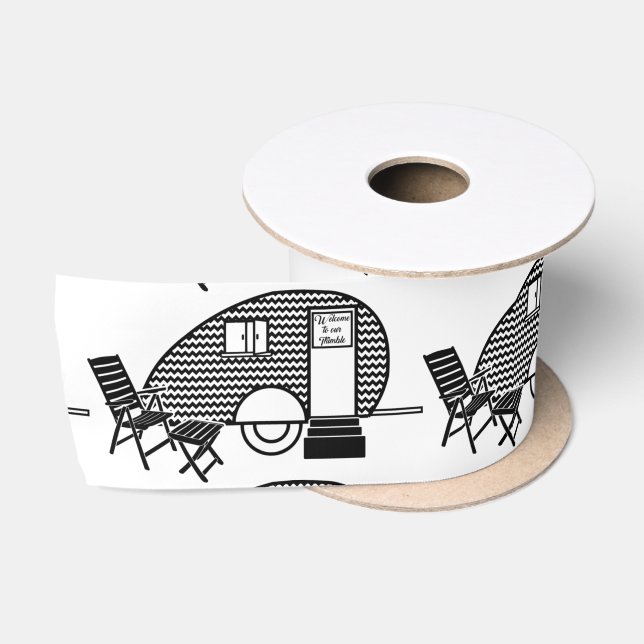 Ruban En Satin Tiny Teardrop Trailer Thunder_Cove (Bobine)