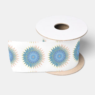 Ruban En Satin Tonnerre de Mandala Lotus Blossom