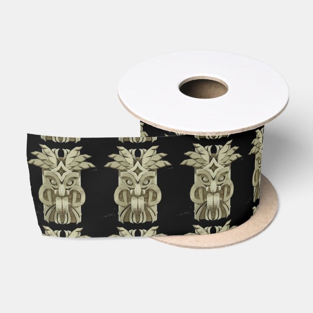 Ruban En Satin Tonnerre sculpté Tiki (Bobine)