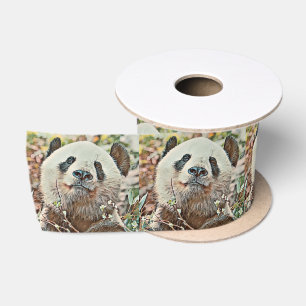Ruban En Satin toony panda