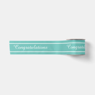 Ruban En Satin Topographie Texte modifiable Turquoise. Ruban de S