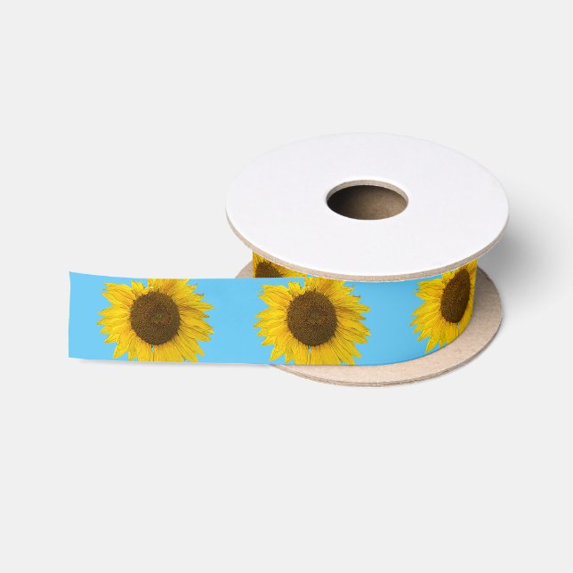 Ruban En Satin Tournesol (Bobine)