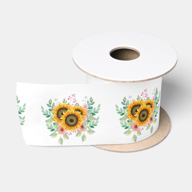 Ruban En Satin Tournesol (Bobine)