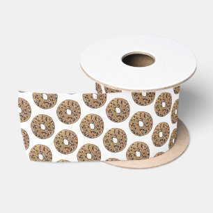 Ruban En Satin Tout Pavot Sésame Graine Bagel Petit déjeuner