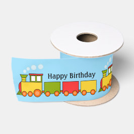 Ruban En Satin Train Joyeux Anniversaire