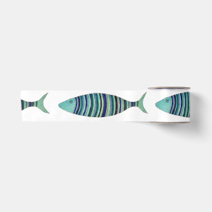 Ruban En Satin Trois poissons triés