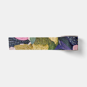 Ruban En Satin Tropical Modernism Floral Ribbon