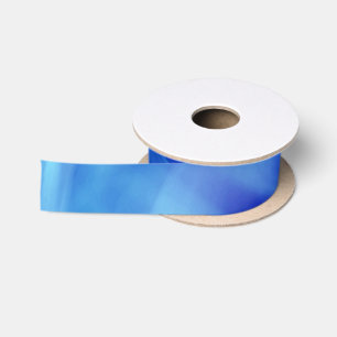 Ruban En Satin Un brouillard bleu mystique 