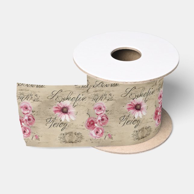Ruban En Satin Une Ephemera Design Series 20 (Bobine)
