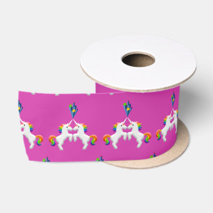 Ruban En Satin Unicornes