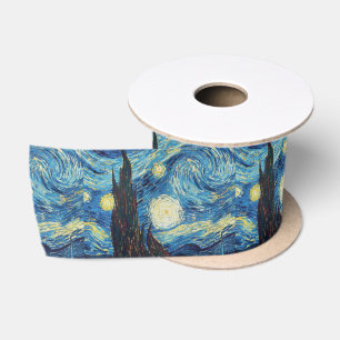 Ruban En Satin Van Gogh Starry Classic Nuit Impressionnisme Art