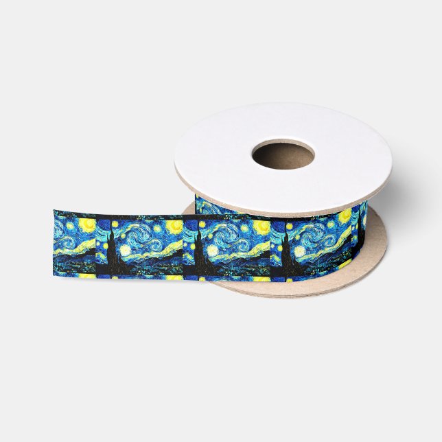 Ruban En Satin Van Gogh - Starry Night (Bobine)
