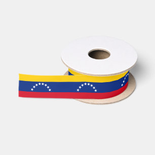 Ruban En Satin Venezuela : drapeau patriotique vénézuélien