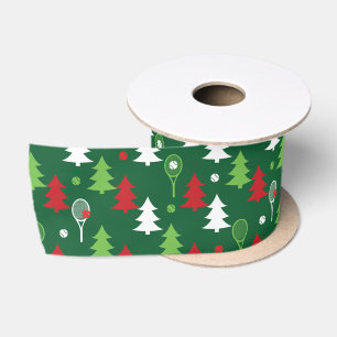 Ruban En Satin 💚 vert 💔 🤍, rouge, blanc tennis Noël 