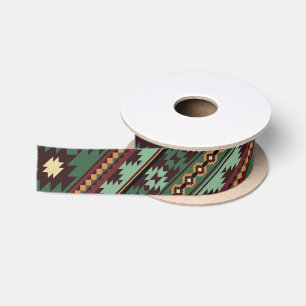 Ruban En Satin Vert tribal du sud-ouest