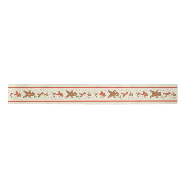 Ruban En Satin Vickie’s Gingerbread Parade-Cream (Devant)