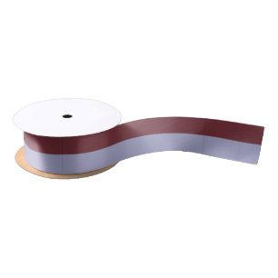 Ruban En Satin Vin et ruban Bleu-Gris de satin