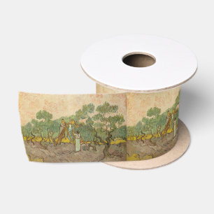 Ruban En Satin Vincent van Gogh - Femmes cueillette d'olives