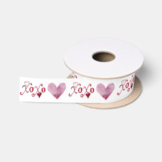 Ruban En Satin Vintage Saint Valentin Amour XXOO Coquette Rococo