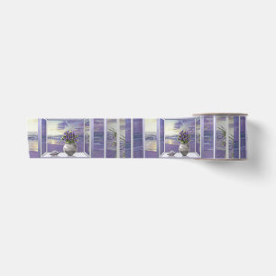Ruban En Satin violettes dans un bocal de lune
