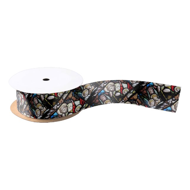 Ruban En Satin Vitrail de Jésus Berger (Bobine)