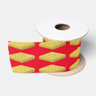 Ruban En Satin Waffle Cute Breakfast Brunch Enfants 1er Anniversa
